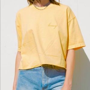 Brandy Melville honey tee shirt OS (fits XS-M)